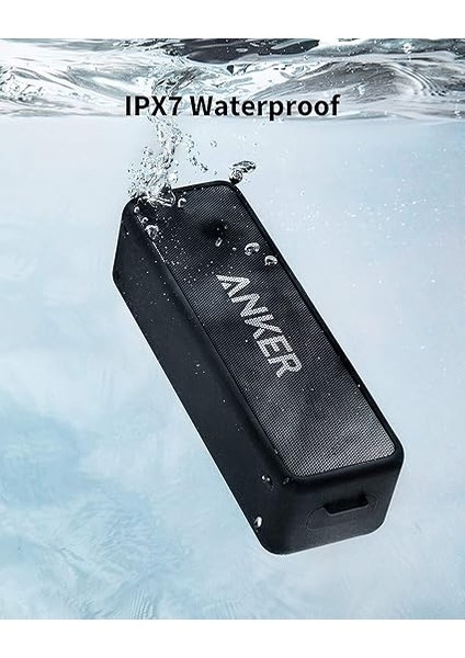 By Anker, Soundcore 2 Bluetooth Hoparlör - 12W Stereo Ses - Ipx7 Suya Dayanıklılık - 24 Saate Varan Şarj - Siyah - A3105 fiyatları