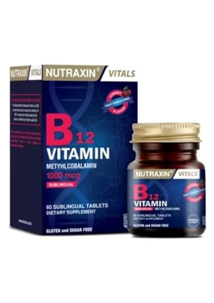 Nutraxin B12 Vitamin 1000 Mcg 60 Tablet Takviye Edici Gıda modelleri