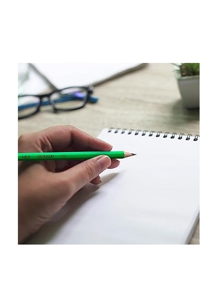 Criterium 550 2b Kurşun Kalem, Mercanlı Kalem, Altıgen Gövde ile Rahat Tutuş, Yumuşak Uç, Kolay Açılır indirimleri