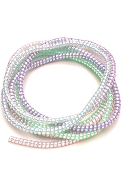 Şarj Aleti Kablosu Kablo Kordon Koruyucu Spiral Sarma Kılıf Koruma Laser Harlequin 140CM