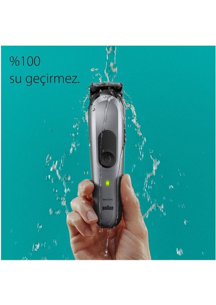 Series 7 MGK7420 Hepsi Bir Arada Şekillendirme Seti, 10’u 1 Arada Erkek Bakım Kiti+Taşıma Çantası (Onerous )