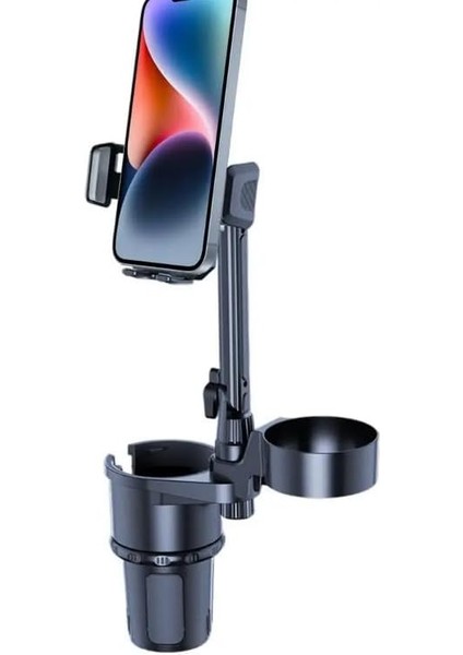 Araç Içi Telefon Tutucu ve Çift Bardak Tutuculu Büyük Boy 40 cm Yükseklik Kullanımı Kolay ve Pratik Fonksiyonel Telefon Tutucu SB-3066S indirimleri