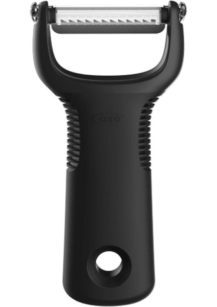 Good Grips Paslanmaz Çelikten Jülyen Şeritler Için Soyucu, Siyah