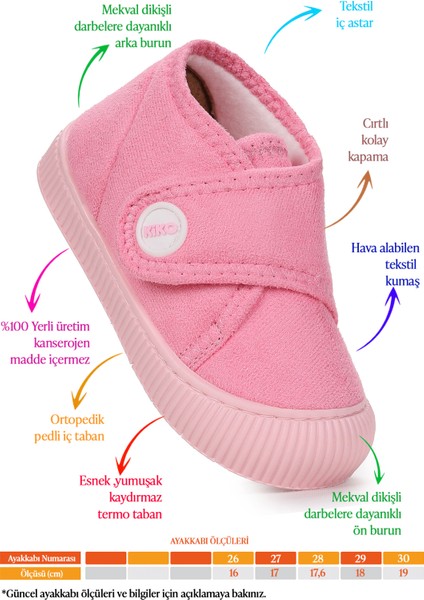 Petri Günlük Kız Çocuk Ev Okul Kreş Panduf fiyatları