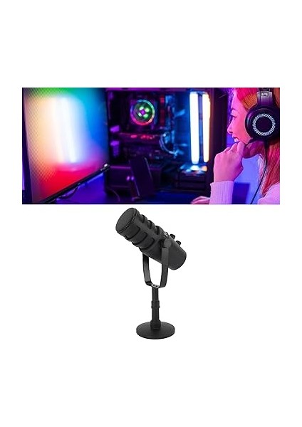 Kondenser Mikrofon Yüksek Hassasiyet Kablolu Pc Mıc Oyun Akışı Için Podcast USB Bağlantısı Kolay Kurulum Hafif Taşınabilir Çeşitli Cihazlar Için Uygun Çok Yönlü Kullanım fiyatları