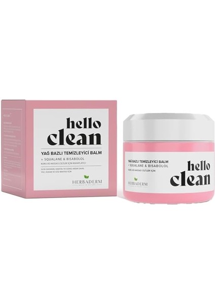 Hello Clean Yağ Bazlı Temizleyici Balm Kuru ve Hassas Ciltler (100 Ml)