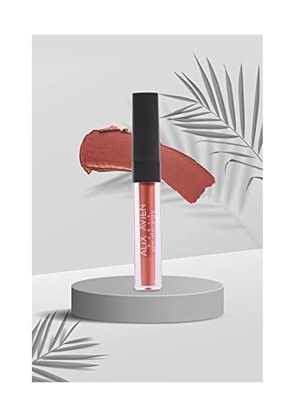 Uzun Süre Kalıcı Kadifemsi Kuruma Yapmayan Mat Likit Ruj - Matte Liquid Lipstick 511 Ashy Rose