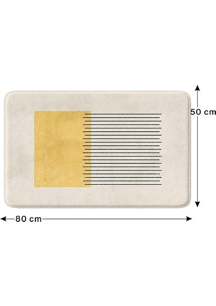 Sevimli Tasarımlı Mikrofiber Banyo Paspası, Kaymaz Taban, Makinede Yıkanabilir, Banyo Halısı (79_BPSM, 2'li Takım) modelleri