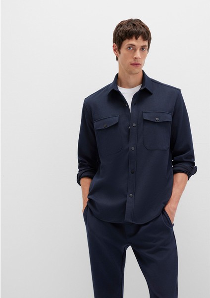 Mavi Black Lacivert Cepli Gömlek 0211729-86415