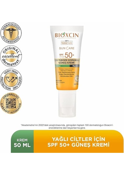 Sun Care Çok Yüksek Korumalı Yağlı Ciltler Için Güneş Kremi Spf 50+ indirimleri