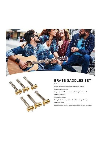 Pirinç Eyerler Tl Trawiece Telecaster Için Set, Gelişmiş Ton ve Tonlama Için Premium Electy Guitar Yedek Parçaları modelleri