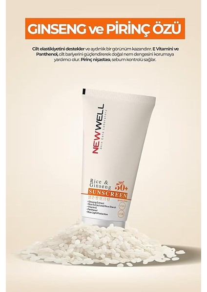 Rice &ginseng Sunscreen 50SPF modelleri