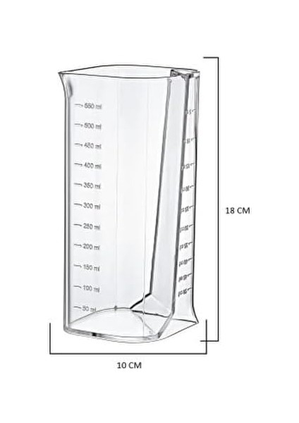 Akrilik Şeffaf Mutfak Çift Taraflı Ölçü Kabı, Yemek Hazırlamak Için Ölçü Kabı, Mutfakta Ölçümler Için Ideal Araç modelleri