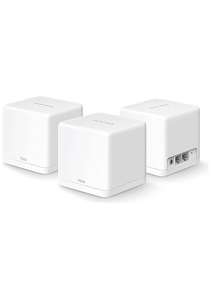Halo H30G 3-Pack, AC1300MBPS, Dual-Band, Gigabit Portları, 100'E Kadar Cihaz Bağlanabilir, 320 M²'ye Kadar Kapsama, Akıllı Bağlantı, Mobil Uygulama ile Kolay Kurulum, Wi-Fi 5 Mesh Sistemi fiyatları