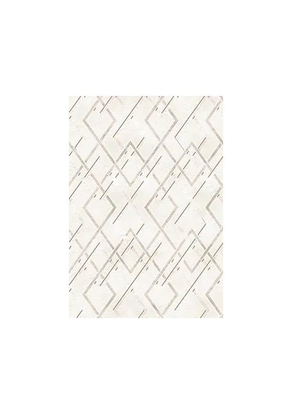 Sueca Modern Bej Viskon ve Akrilik Pamuk Tabanlı Makine Halısı