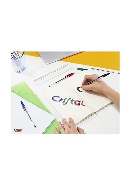 Cristal Medium Siyah Tükenmez Kalem 10'lu Poşet indirimleri