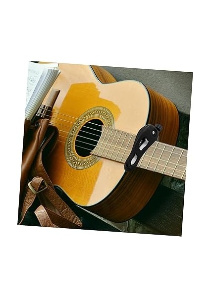 Gitar Kaposu Akustik Gitar Capo Ukulele Akort Mandalları Mandolin Tuner Ukulele Aksesuarları Mandolin Kapo Müzik Ekipmanı Akustik Kapo Enstrüman Ekleri Çinko Alaşım Siyah indirimleri