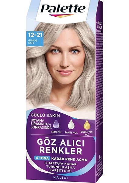 Göz Alıcı Renkler 12-21 Gümüş Sarı