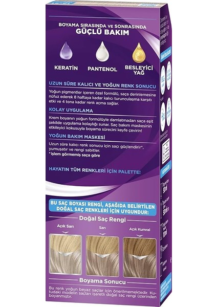 Göz Alıcı Renkler 12-21 Gümüş Sarı fiyatları