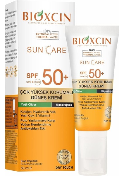 Sun Care Çok Yüksek Korumalı Yağlı Ciltler Için Güneş Kremi Spf 50+