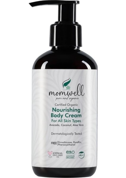 Momwell Organik Besleyici Yatıştırıcı Vücut Bakım Kremi 250 ml fiyatları