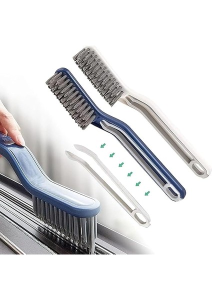 E-Ticaret Çok Fonksiyonlu Zemin Derzi Fırçası,sert Kıllı Temizleme Fırçası, Klipsli Uzun Sap, Küf Giderici, Derz Fırçası, Banyo, Mutfak, Yer Fayansları Için indirimleri
