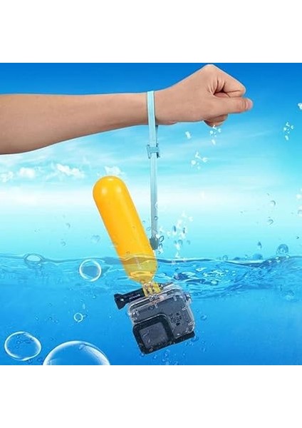Mobile Puluz Hero Gopro Uyumlu Bobber Şamandıra Su Altı Monopod Sarı indirimleri