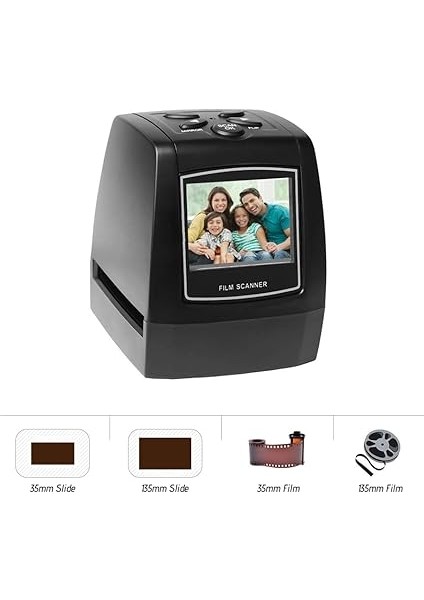 Taşınabilir Negatif Film Tarayıcı 35MM 135MM Slayt Film Dönüştürücü 2.4 ile Fotoğraf Dijital Görüntü Görüntüleyici fırsatları