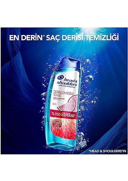 Head & Shoulders Derinlemesine Temizlik Şampuan Nazik Arındırma Greyfurt 300 ml