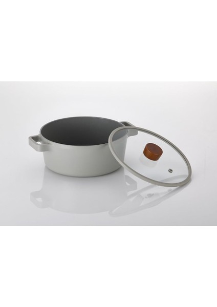 Fika Alüminyum Döküm Tencere Gri Cam Kapaklı 26 cm fiyatları