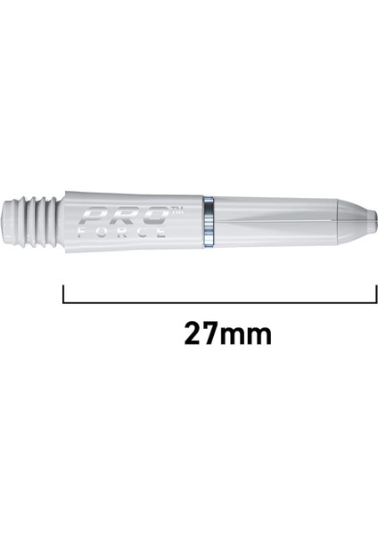Pro-Force Dart Shafts Beyaz Extra Short fiyatları