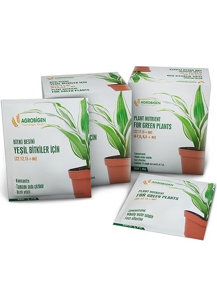 Yeşil Bitkiler Için Bitki Besini(Katı-2 gr x 24 Adet) fiyatları