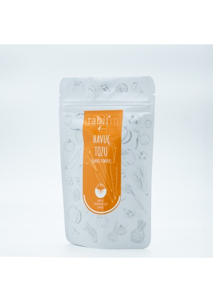 Tabii'm Havuç Tozu 100 gr modelleri