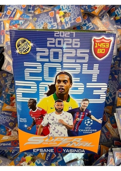Süper Final 10.yıl Premium Özel Seri 50LI (100 Adet) Futbol Oyuncu Kartları - 2023-24-25-26-27