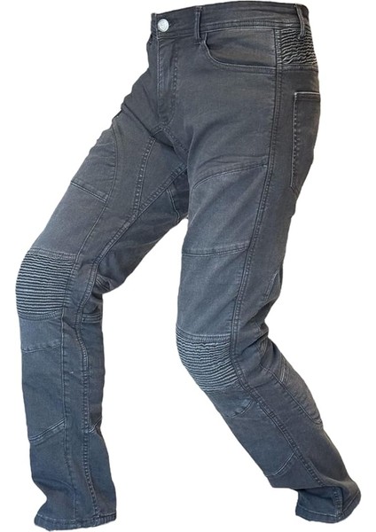 Dublin 2 Siyah Kevlar Motosiklet Kot Pantolonu 36/32