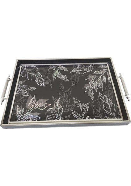 Dekoratif Kulplu Tepsi ST-6033