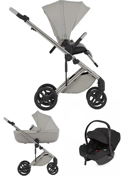 Eli - 3'ü 1 Arada Set - Bebek Arabası-Santal