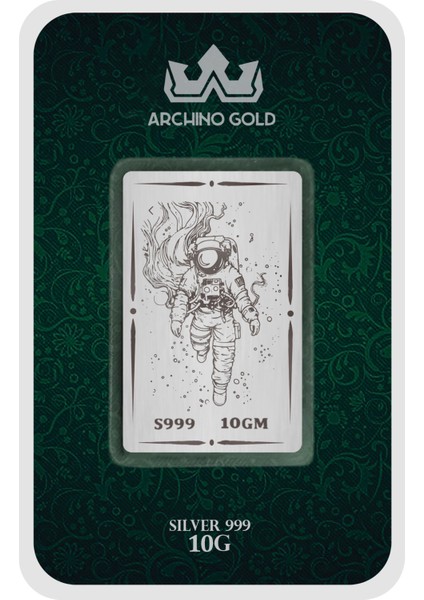 Cesareti ve Keşfi Simgeleyen Astronot Temalı Hediyeye Özel 10 Gram 999 Ayar Gümüş KÜLÇESI-706 fiyatları
