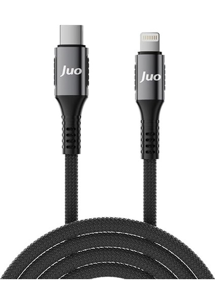 27W USB Type-C To Lightning iPhone iPad Örgülü Hızlı Şarj ve Data Kablosu 1 Metre indirimleri