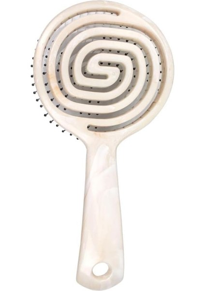 Pro Üç Boyutlu Oval Saç Fırçası - 16 Beyaz Mermer fırsatları