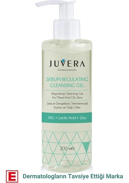 Cosmeceuticals Sebum Regulating Gel Yağlı ve Akneye Eğilimli Ciltler Için Temizleme Jeli 200 ml fırsatları