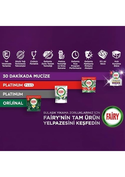 Faıry Mucize Bulaşık Makinesi Deterjanı Kapsülü/tableti 25 Yıkama fiyatları
