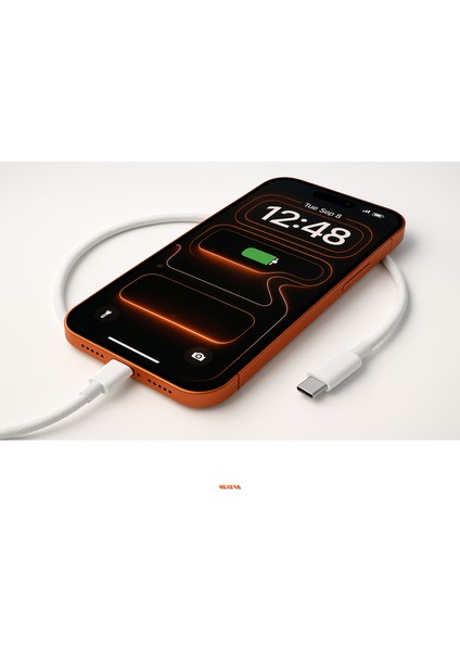 Apple Orjinal Type-C Type-C Hasır Şarj Kablosu Iphone 15 16 17 Pro Pro Max Ile Uyumludur