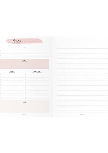 17X24 Metalik Süresiz Planlayıcı Ajanda Deft Mavi modelleri