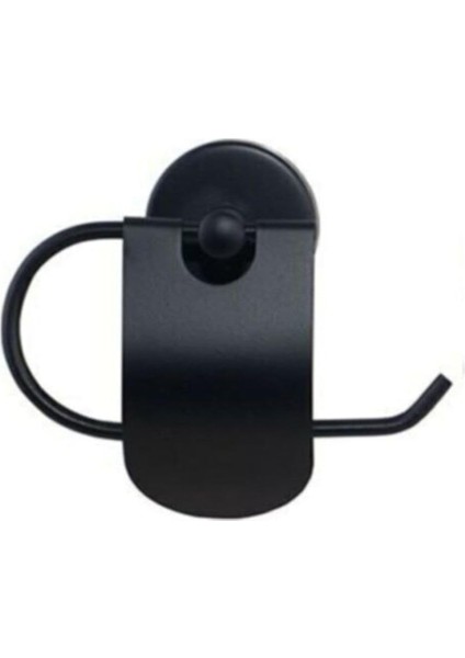 Aksesuar Seti Yuvarlak Havluluk Kapaklı Tuvalet Kağıtlığı 3 Lü Set Siyah fırsatları