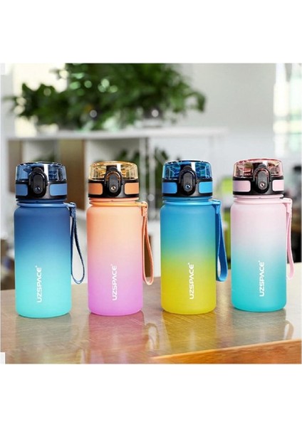 Anaokulu Kreş Mini Boy 350ML Çift Renk Motivasyon Su Matarası 8 Farklı Renk fiyatları