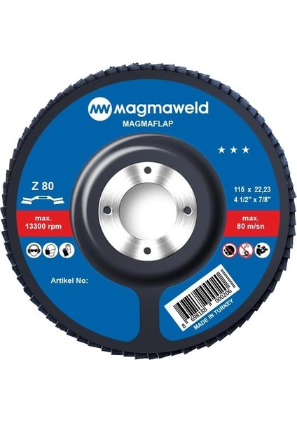 Magmaflap 80 Kum-Zr 115X22 mm 10 Adet