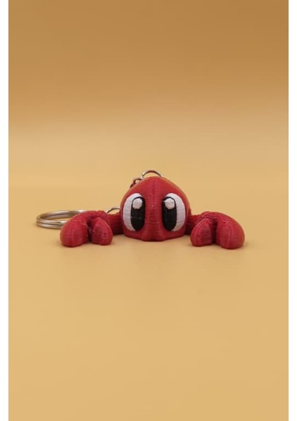 Kırmızı Yengeç Hareketli Anahtarlık Çanta Süsü Charm fırsatları