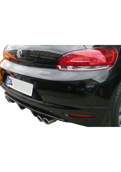 Vw Scirocco 2008-2013 Makyajsız Çift Çıkış Difüzör Parlak Siyah fiyatları