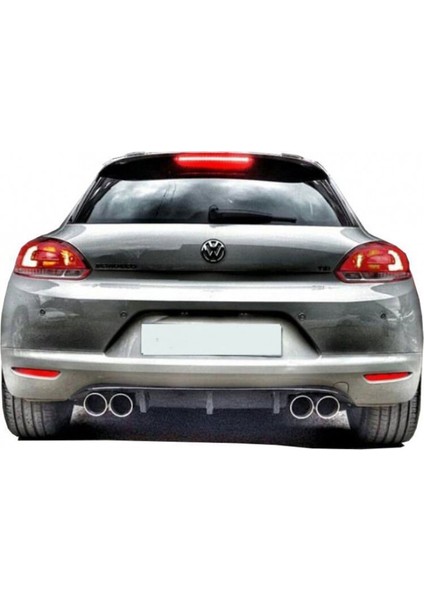 Vw Scirocco 2008-2013 Makyajsız Çift Çıkış Difüzör Parlak Siyah modelleri